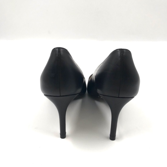 Stuart Weitzman Dancer 75mm Leather Pump Black Size 6 Heel Height 3" - Picture 4 of 11